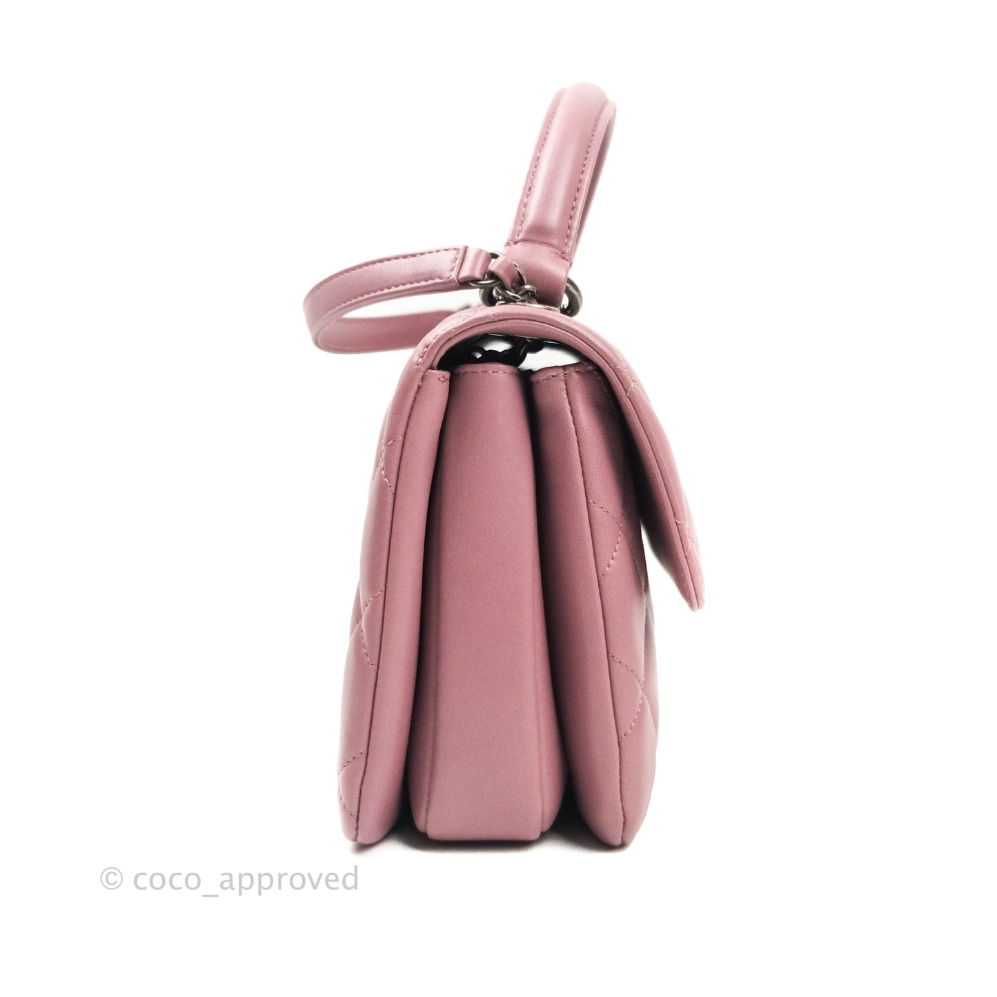Chanel Trendy CC Small Mauve Pink Lambskin Ruthenium Hardware