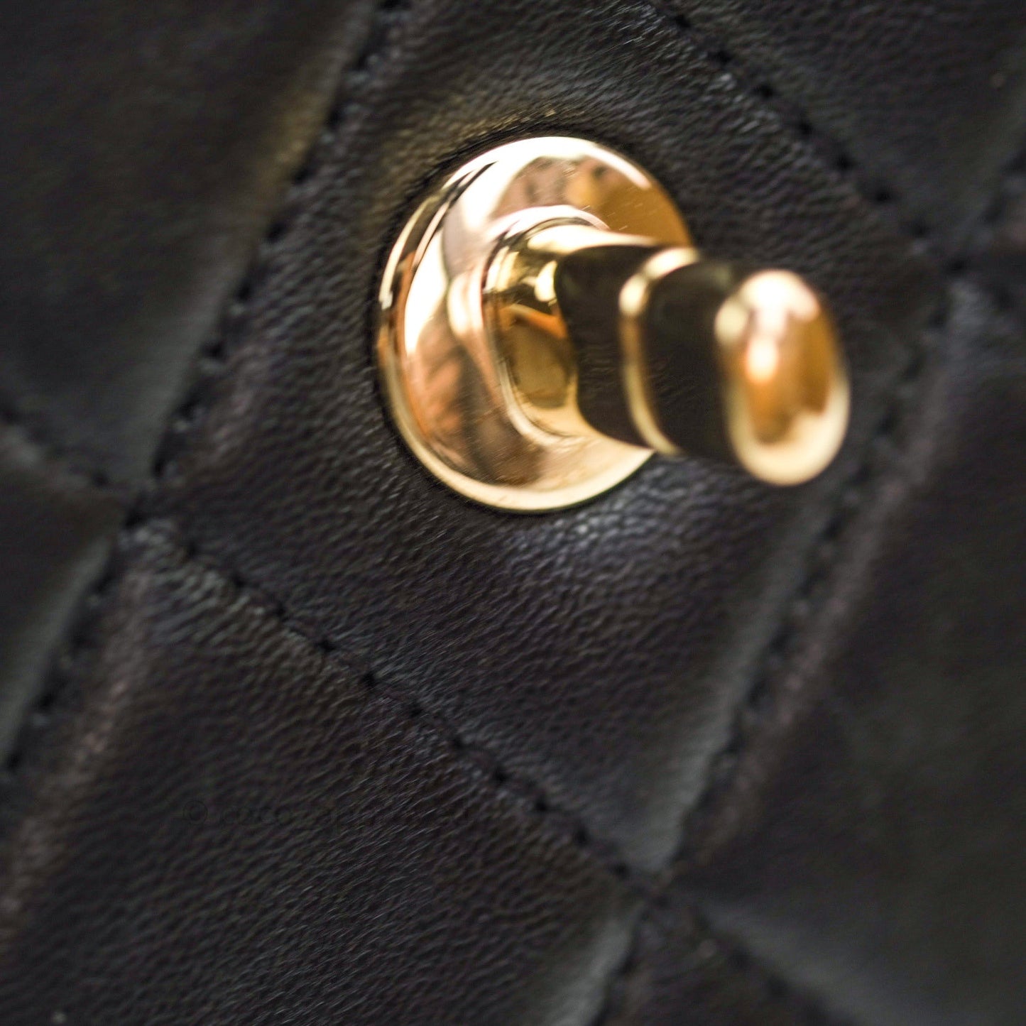 Chanel Trendy CC Small Black Lambskin Gold Hardware