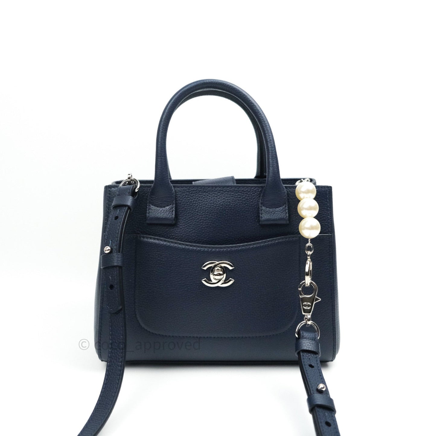 Pearl Strap Extension (Silver/Ivory)