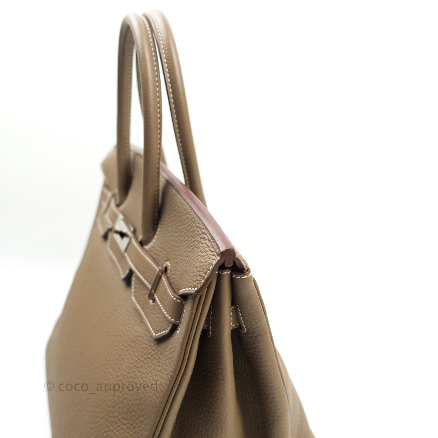 Hermès Birkin 35 Etoupe Togo Palladium Hardware