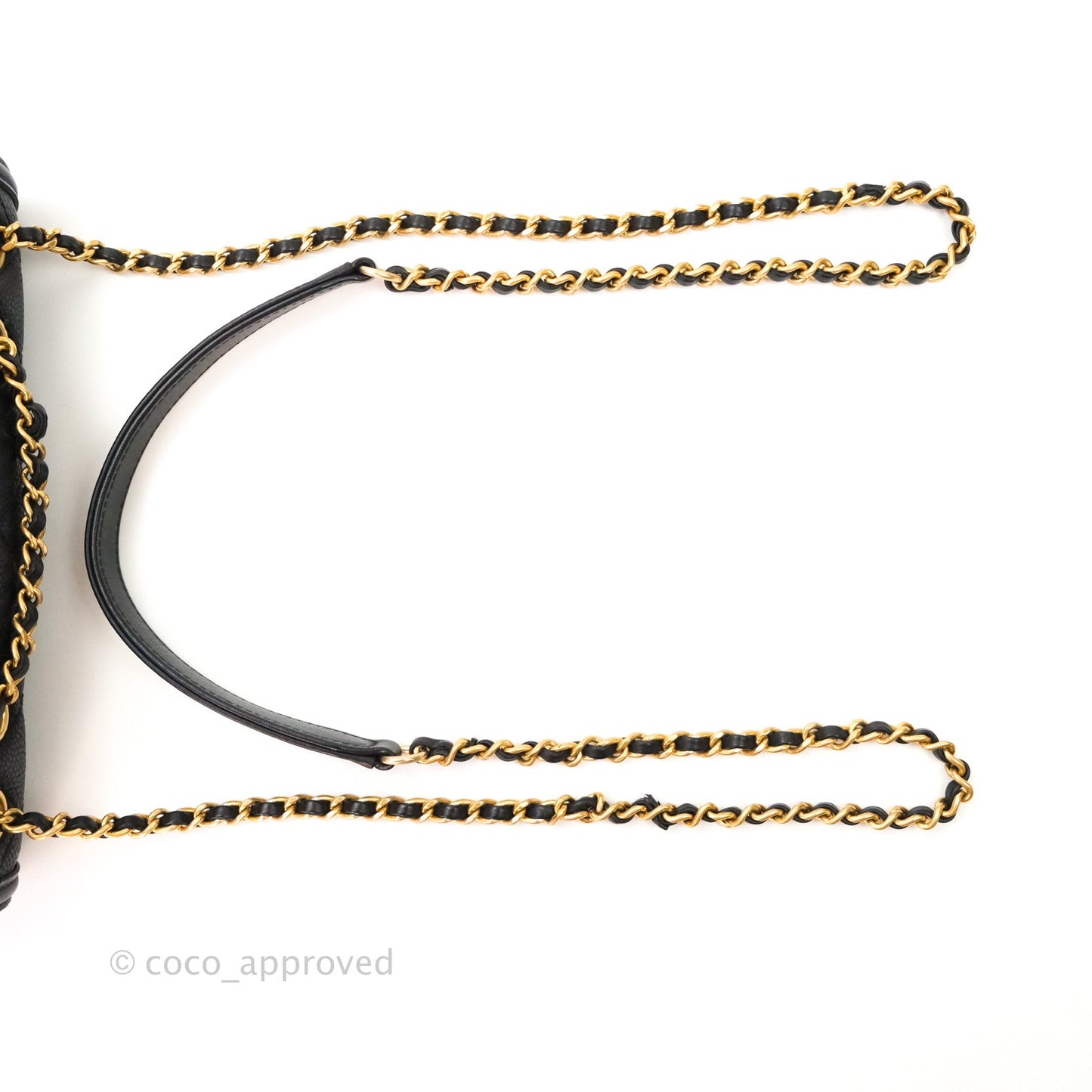 Chanel Quilted Small CC Filigree Flap Black Caviar