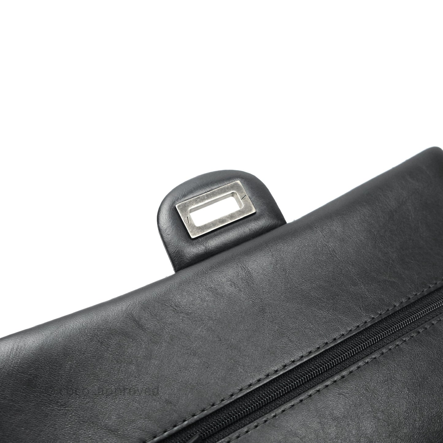 Chanel Reissue Quilted Aged Calfskin Black Ruthenium Hardware 225