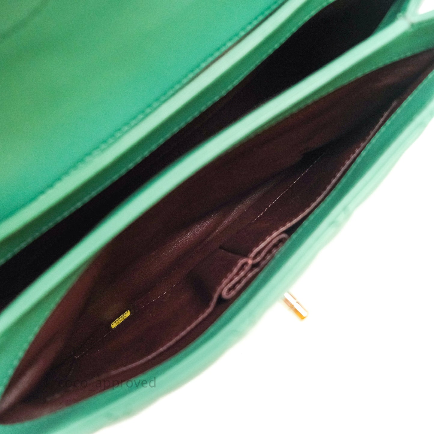 Chanel Trendy CC Small Mint Green Lambskin Gold Hardware