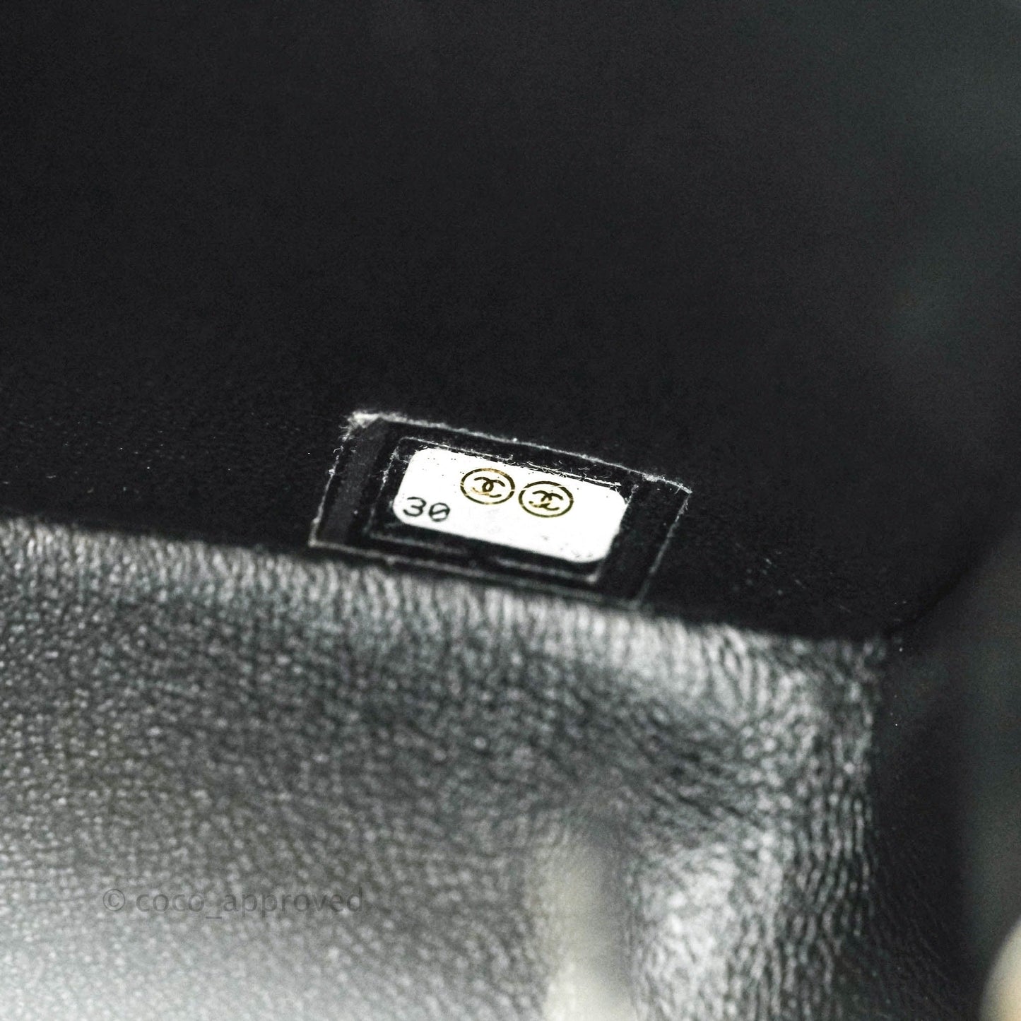 Chanel Quilted Mini Rectangular Black Lambskin Silver Hardware