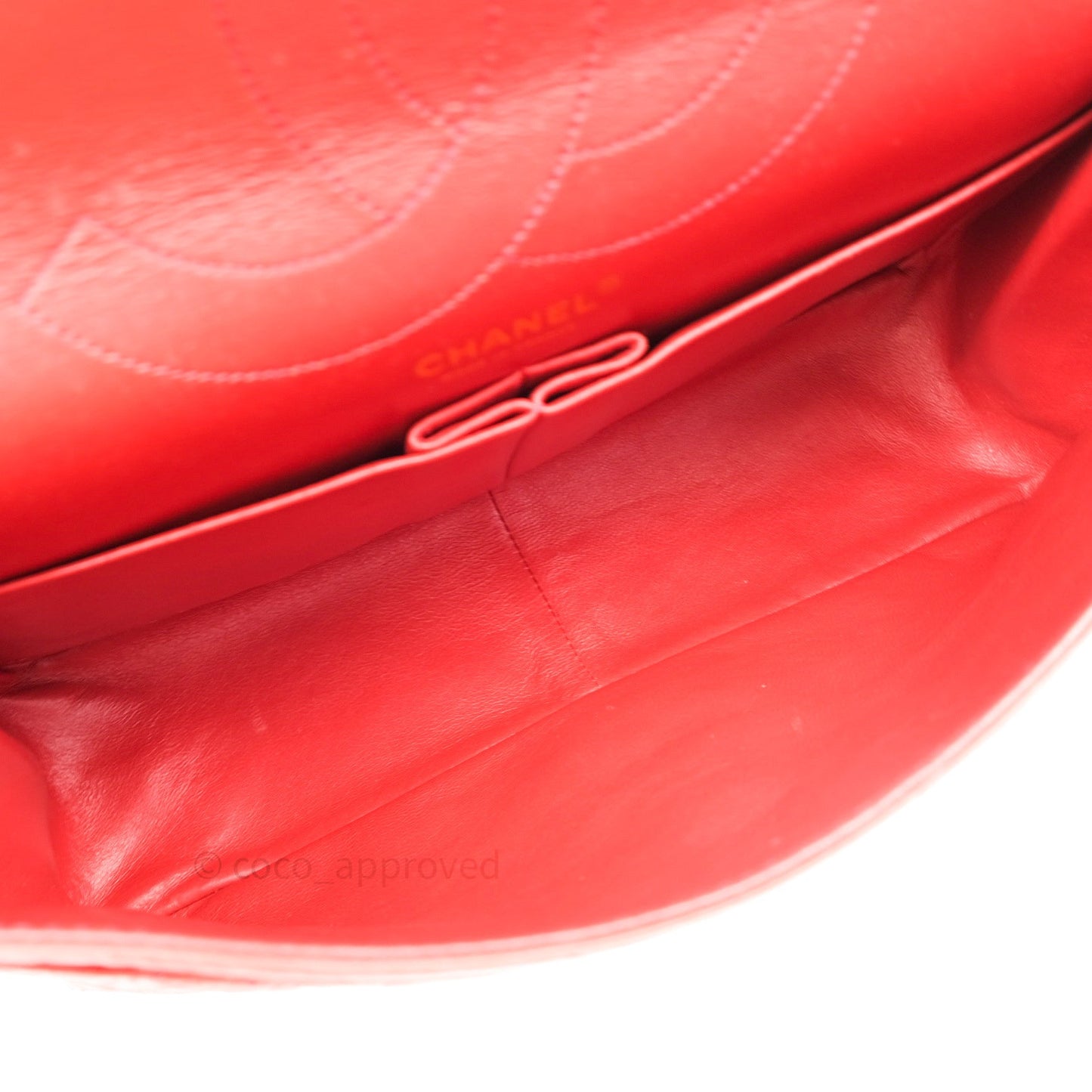 Chanel Reissue Quilted Aged Calfskin Coral Red Ruthenium Hardware 227