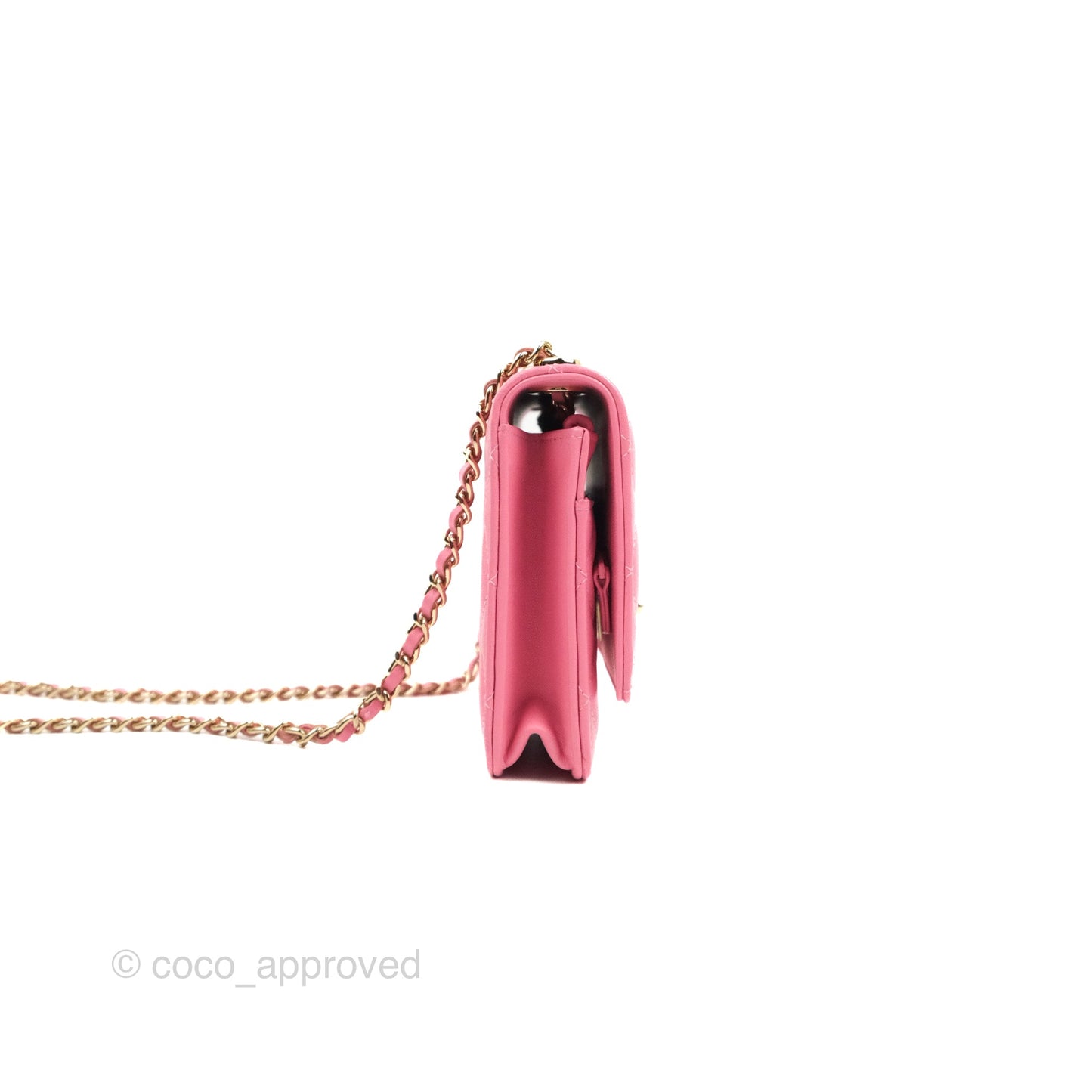 Chanel Trendy CC WOC Pink Lambskin Gold Hardware