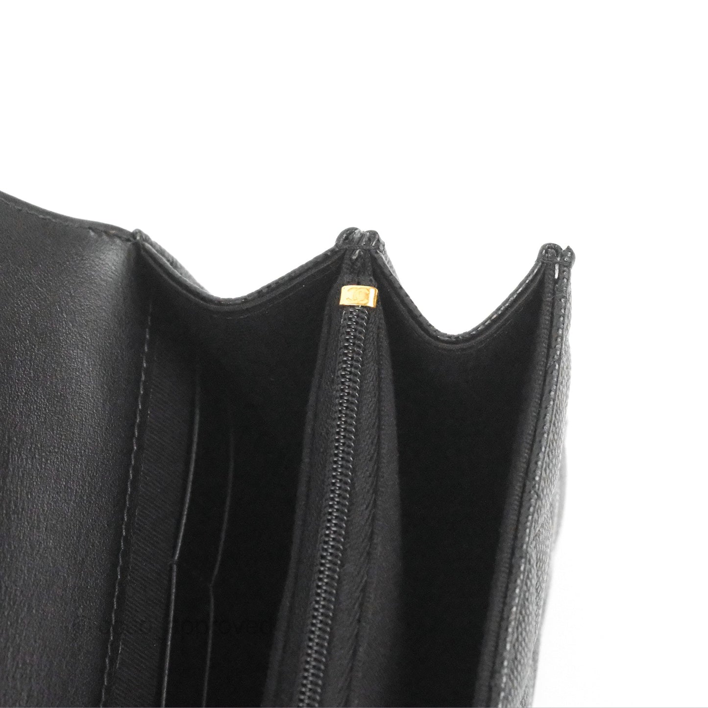 Chanel WOC Bag Charm Black Caviar Gold Hardware
