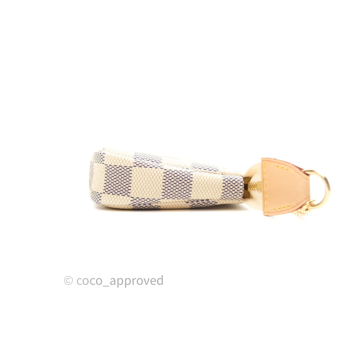 Louis Vuitton Mini Pochette Accessories⁣ Damier Azur Canvas