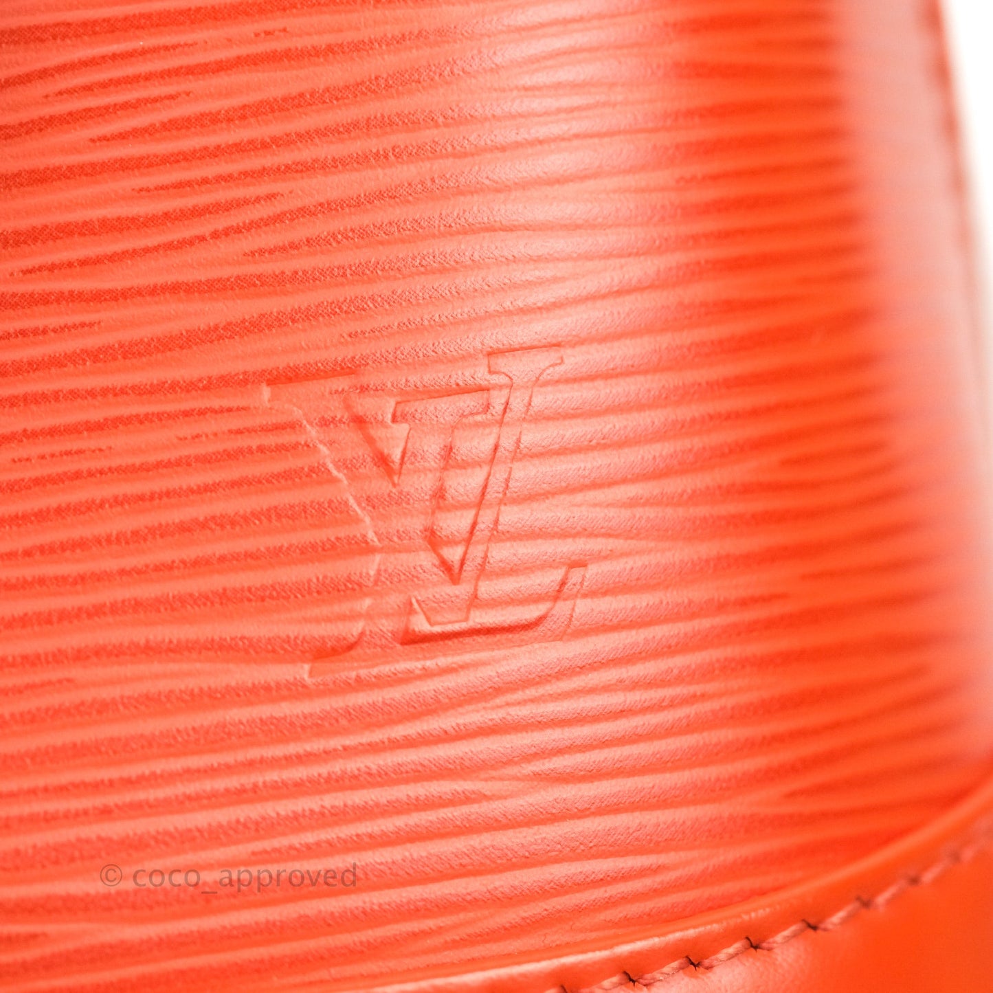 Louis Vuitton Epi Alma BB Orange Silver Hardware