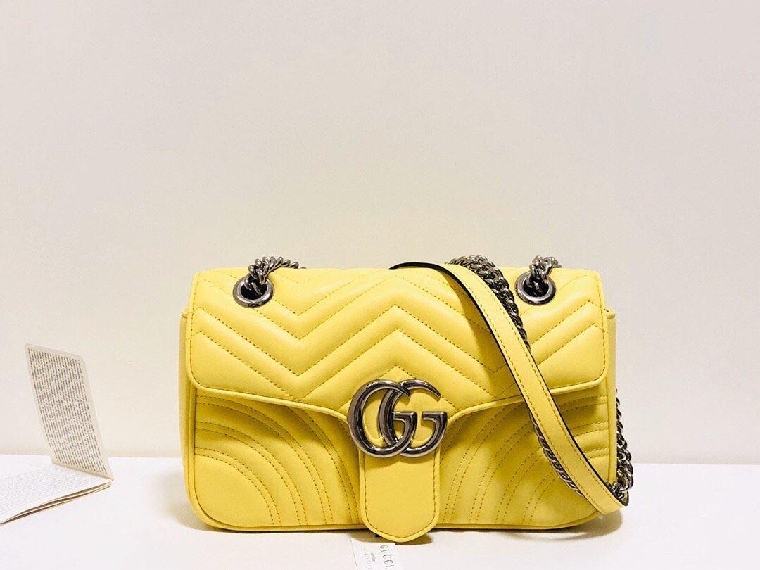 Luxury Gucci GG Marmont Shoulder Bag
