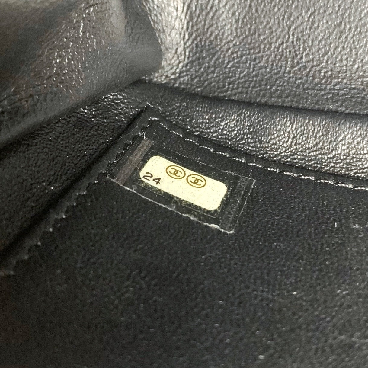 Chanel Quilted Small CC Filigree Flap Navy Caviar