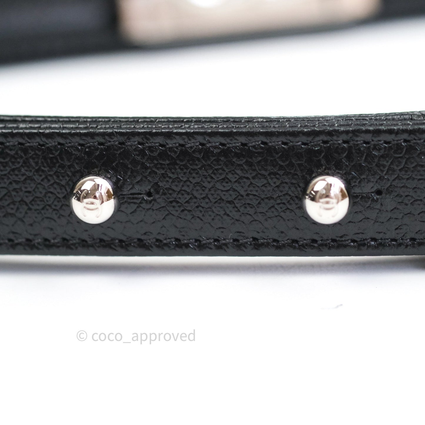 Chanel Boy Chevron Medium Black Caviar Silver Hardware