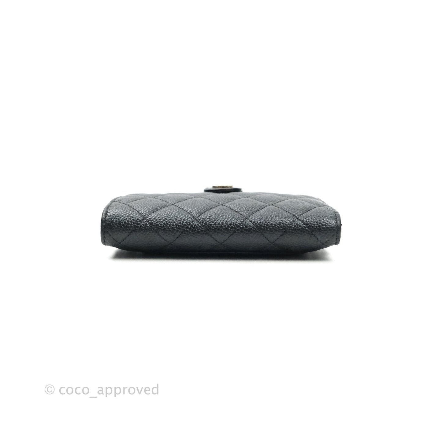 Chanel Timeless Black Caviar Wallet Gold Hardware