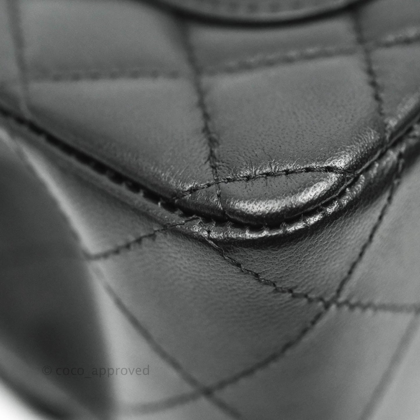 Chanel Quilted Mini Rectangular So Black Lambskin