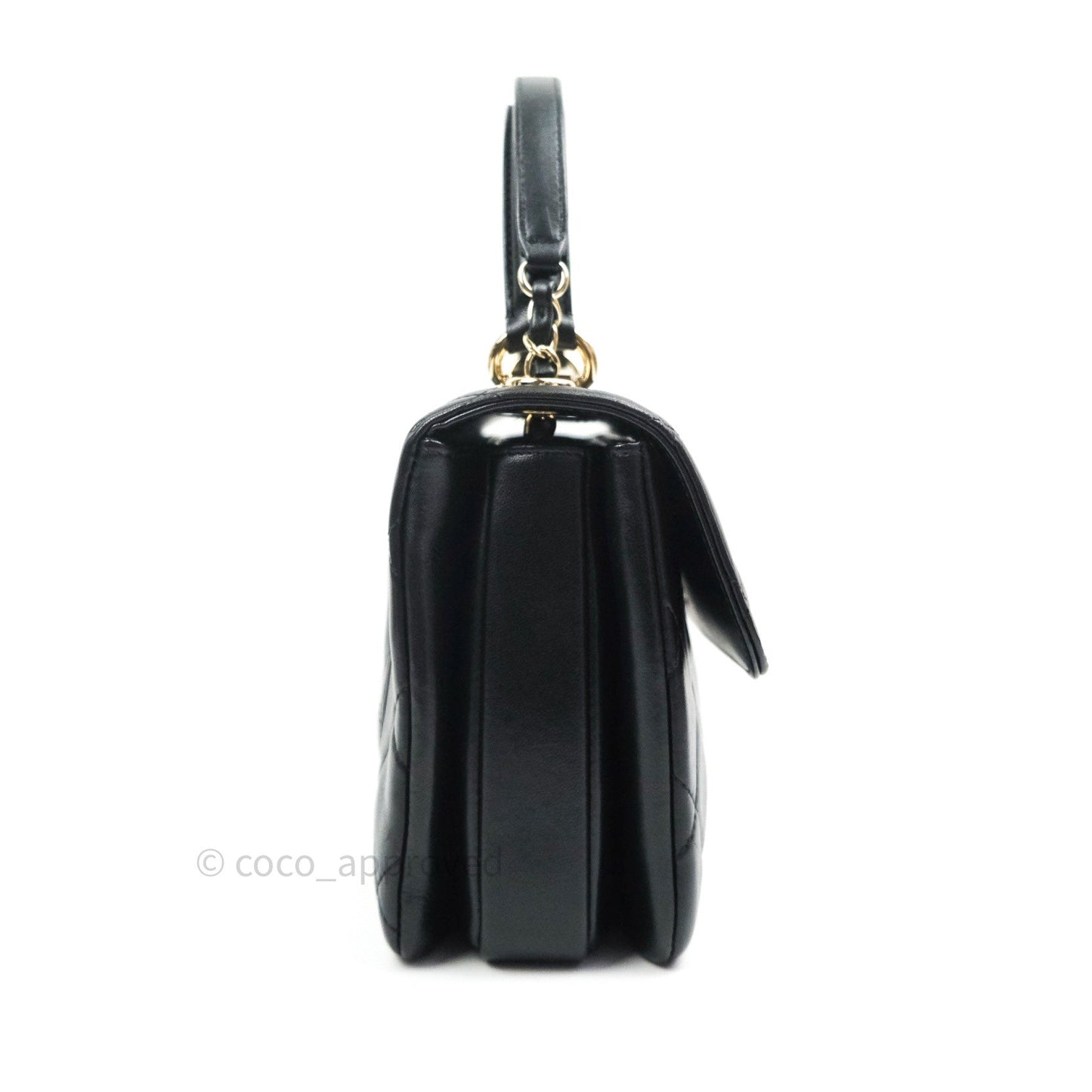 Chanel Trendy CC Small Black Lambskin Gold Hardware