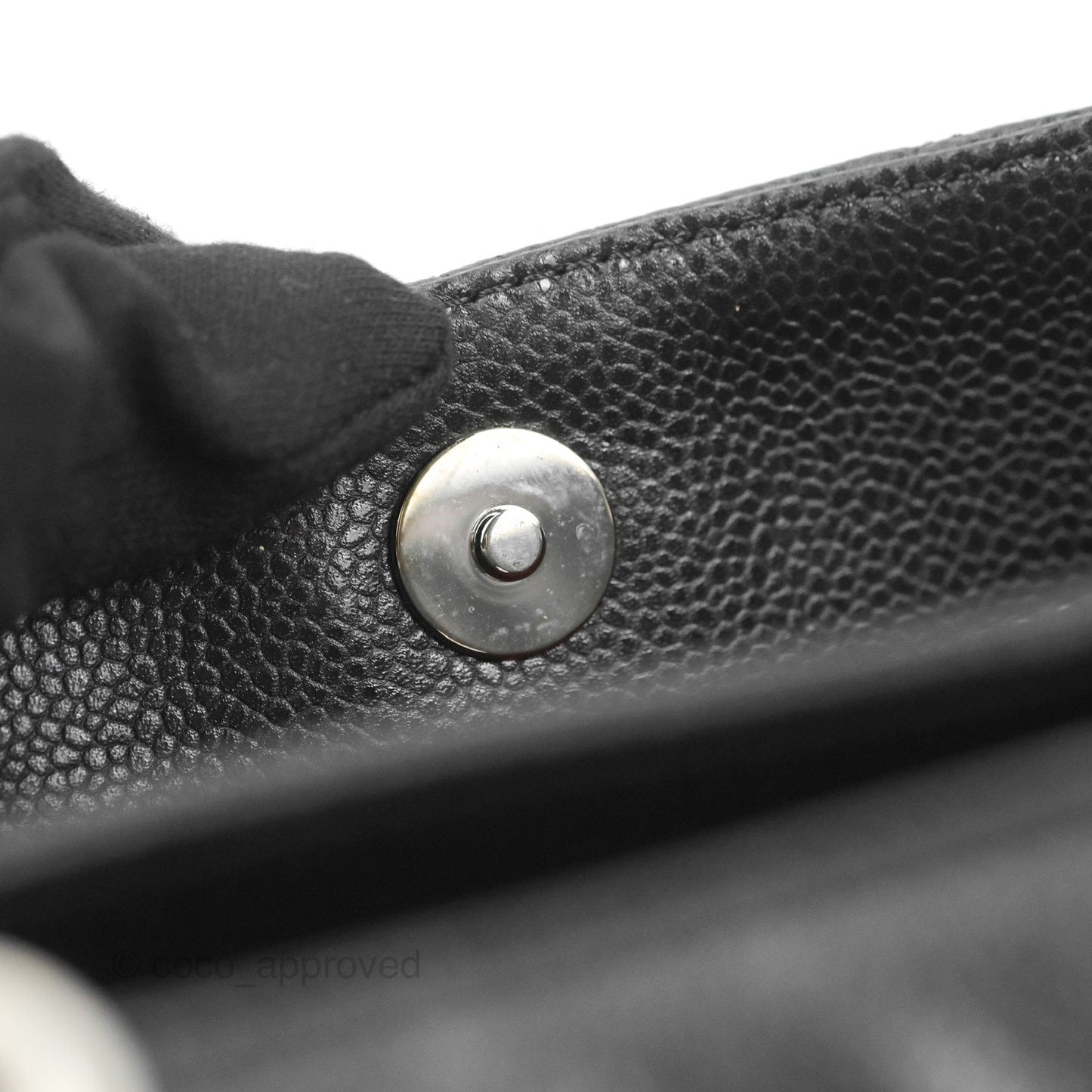 Chanel XL Shopping Tote Black Caviar Silver Hardware