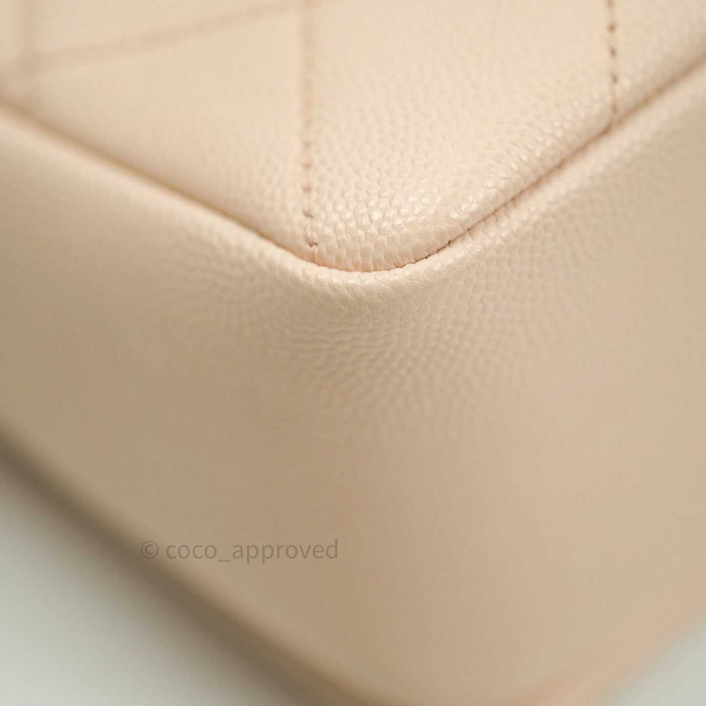 Chanel 2 Way Shoulder Bag Rose Pink Caviar Gold Hardware