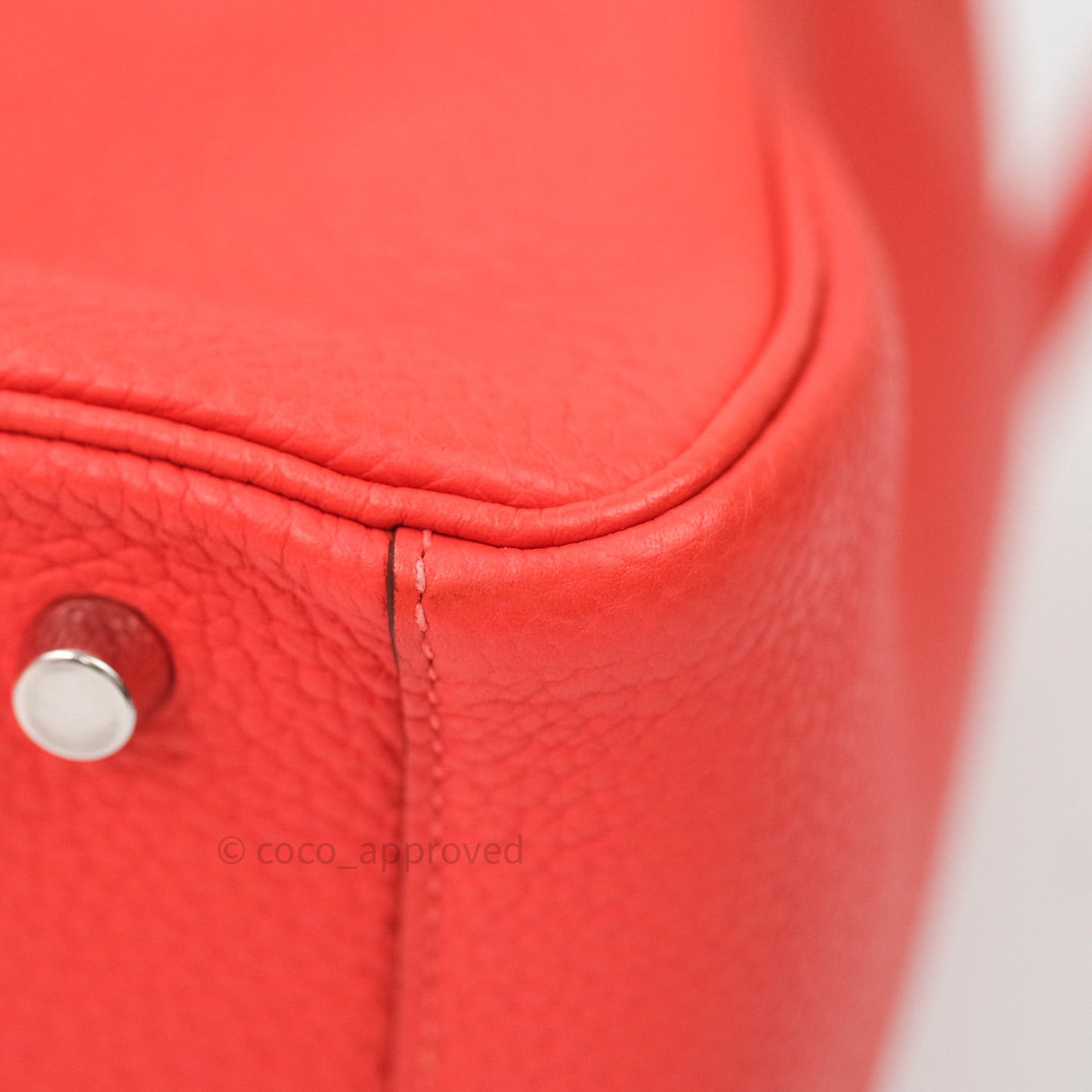 Hermès Lindy 30 Rose Jaipur Clemence Palladium Hardware