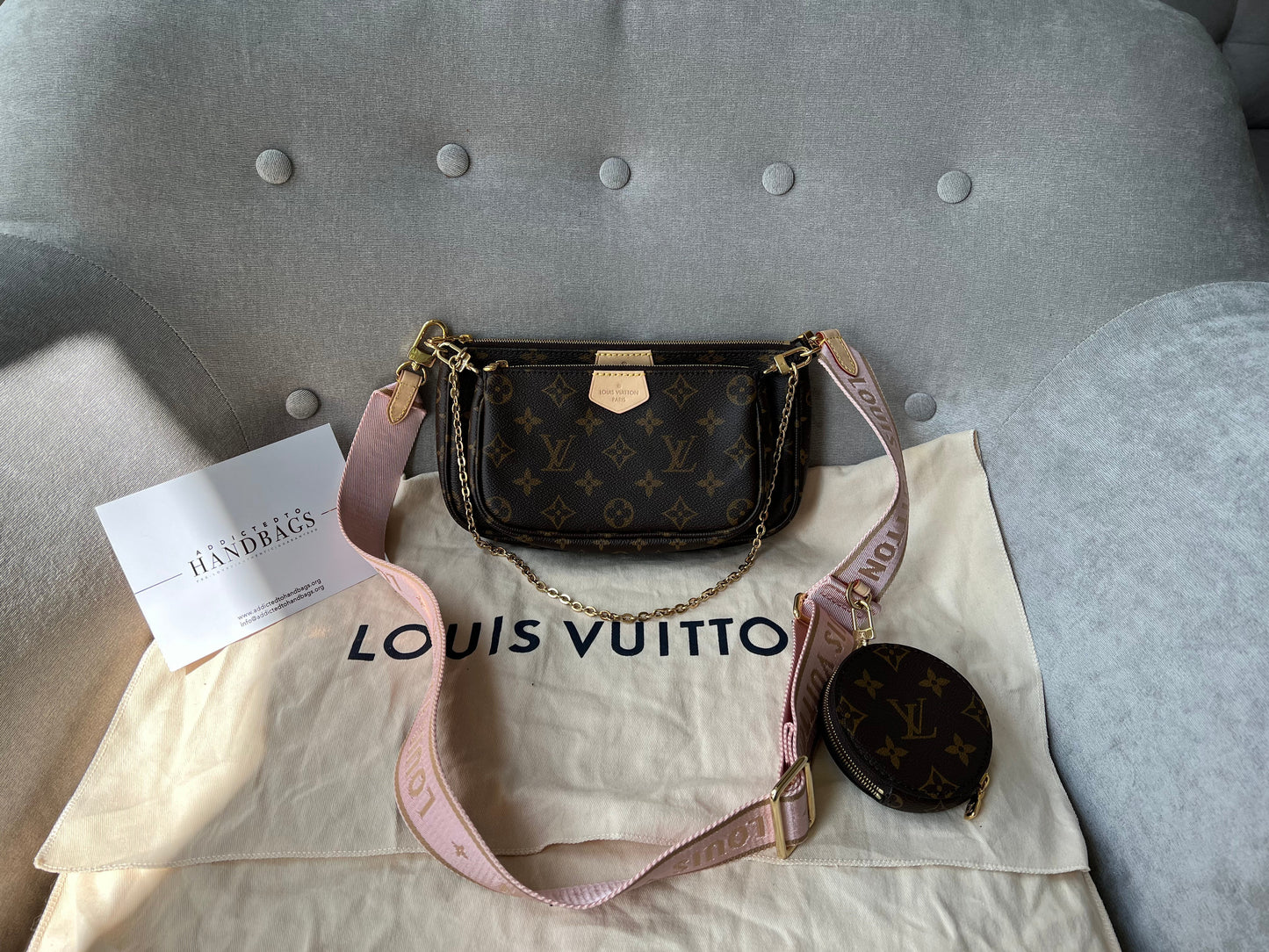 Louis Vuitton Multi Pochette Accessoires Rose Chiaro (1830)