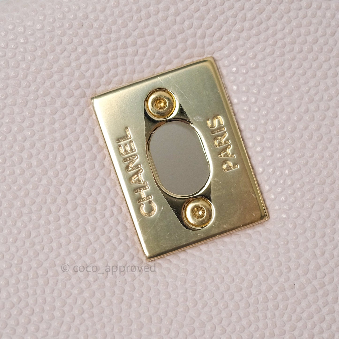 Chanel Small Coco Handle Quilted Lilac Pink Light Gold Hardware