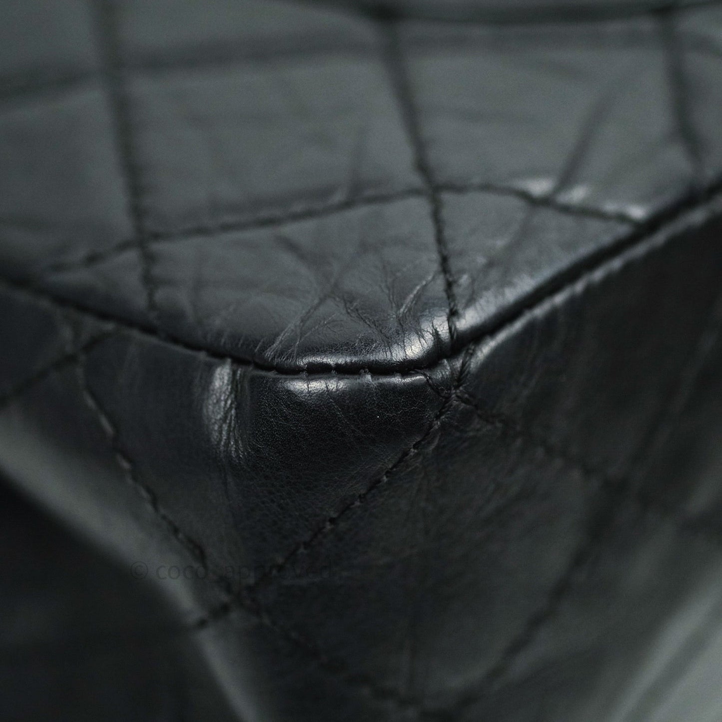 Chanel Reissue Quilted Aged Calfskin Black Ruthenium Hardware 227
