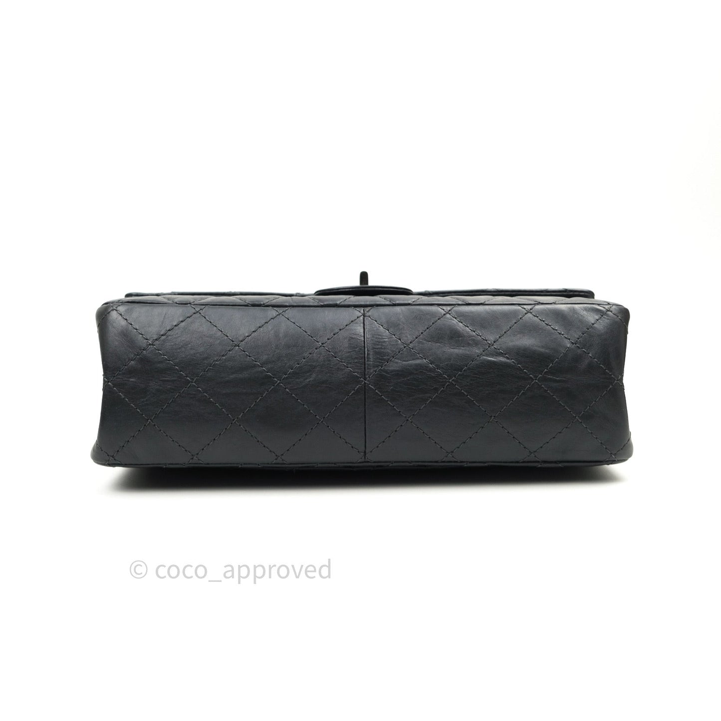 Chanel Reissue Quilted Aged Calfskin Dark Grey Ruthenium Hardware 226