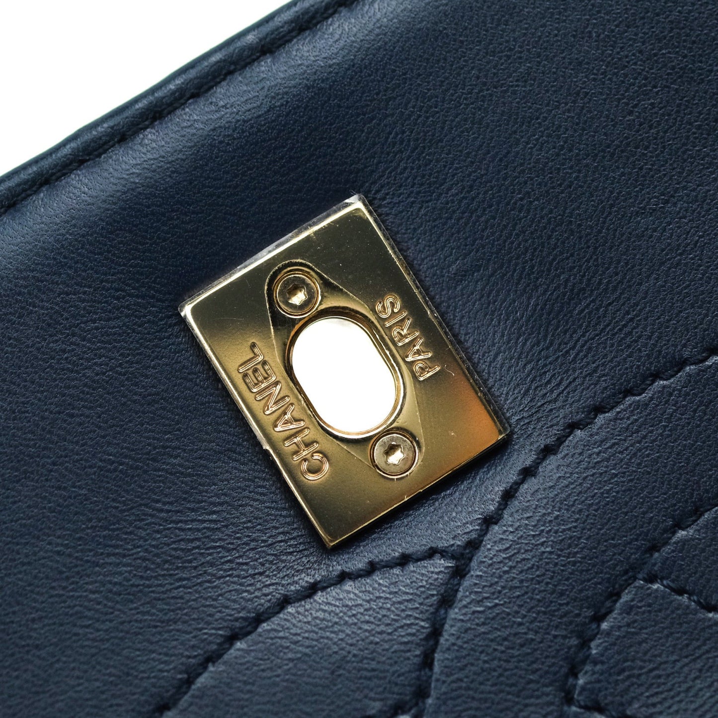 Chanel Trendy CC Small Navy Lambskin Gold Hardware