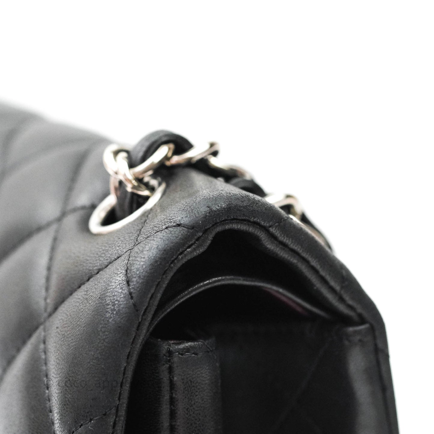 Chanel Jumbo Double Flap Black Lambskin Silver Hardware⁣⁣