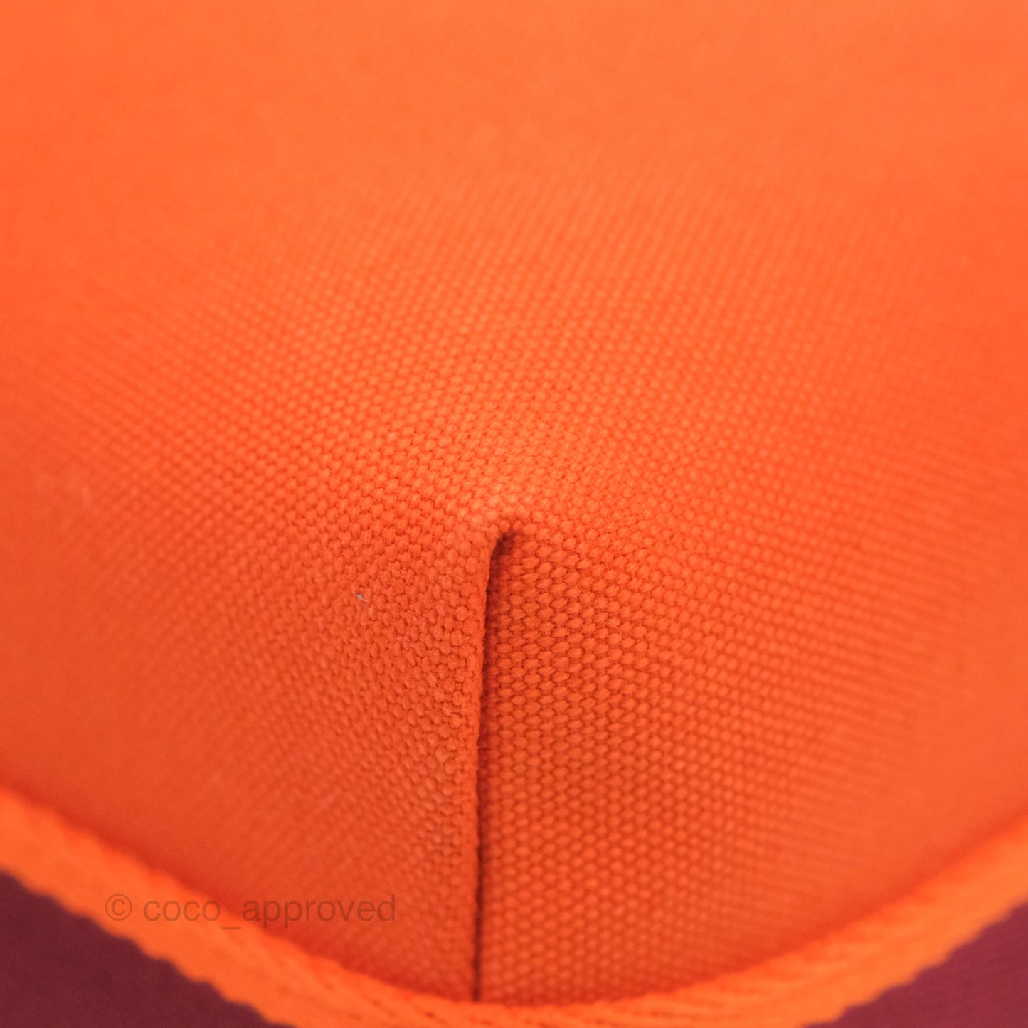 Hermès Small Bride-A-Brac Orange Feu Canvas
