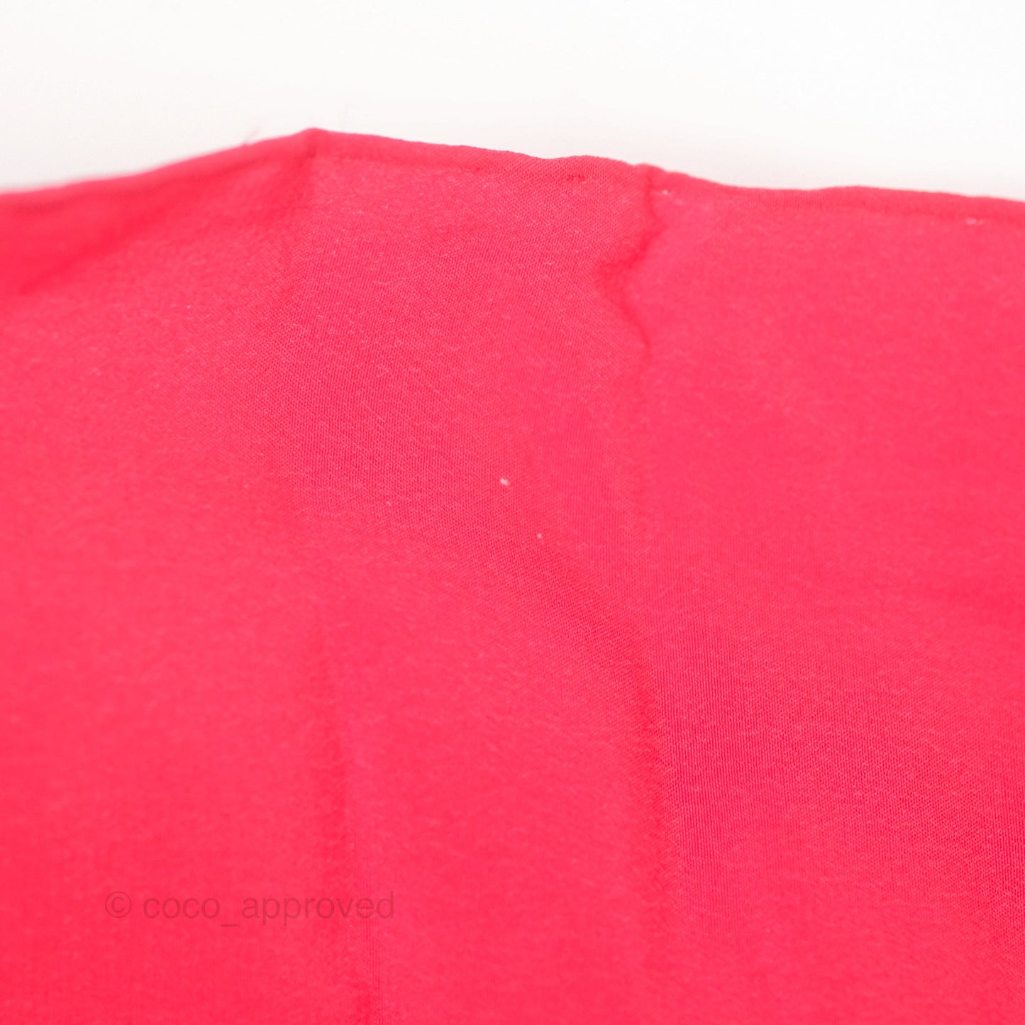 Chanel Floral Print Scarf Red/Gold