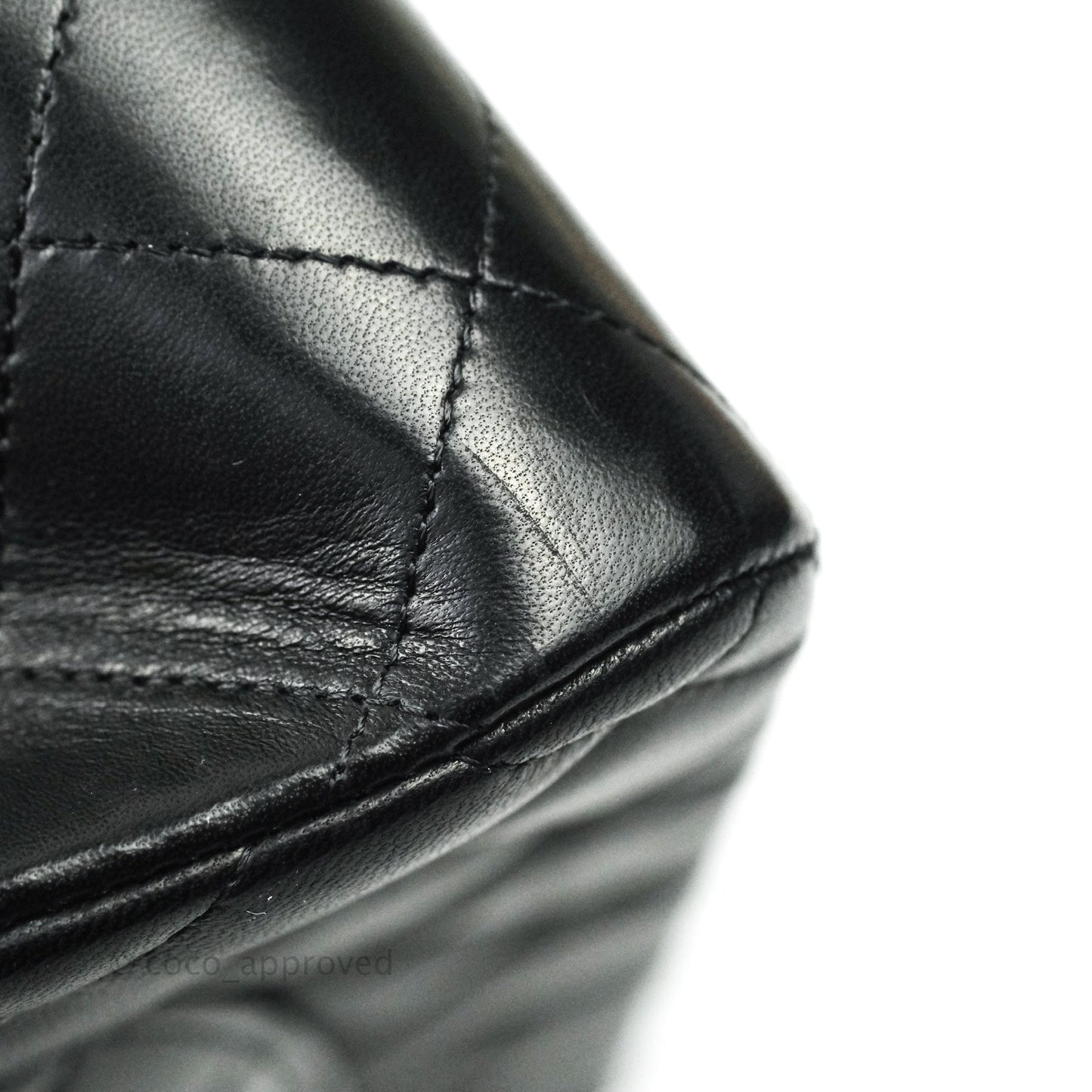 Chanel Jumbo Double Flap Black Lambskin Silver Hardware⁣⁣