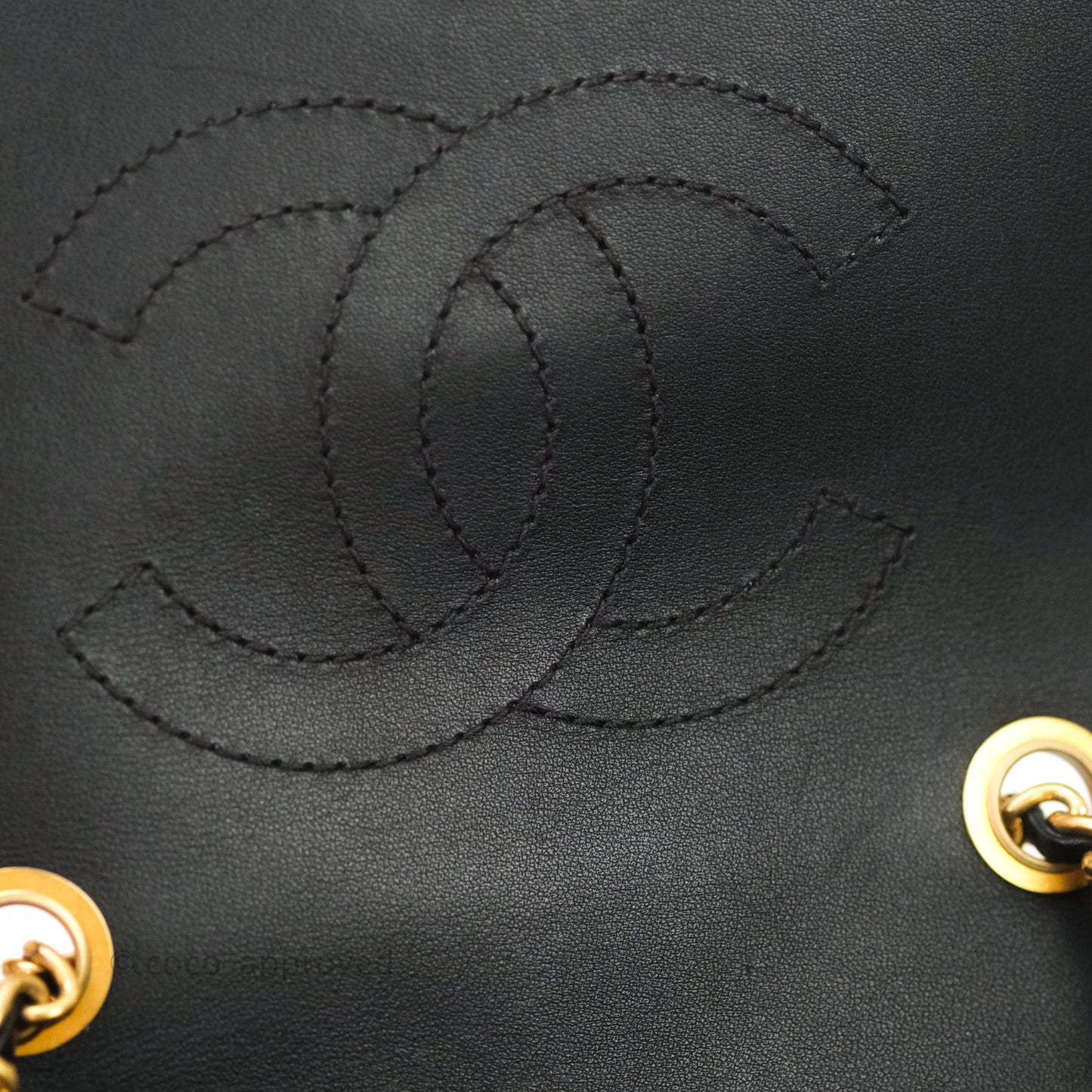 Chanel Quilted Small CC Filigree Flap Black Caviar