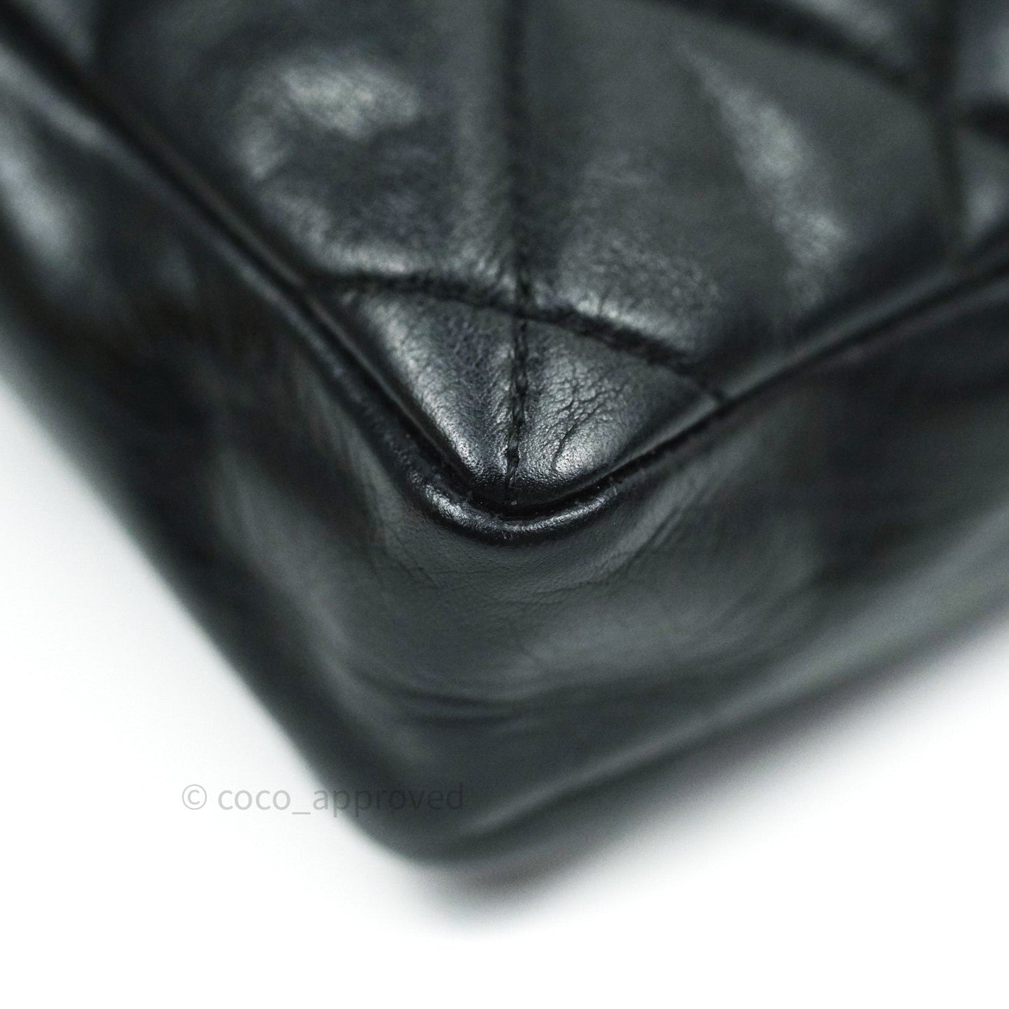 Chanel Quilted Belt Bag Black Lambskin 24K Gold Hardware