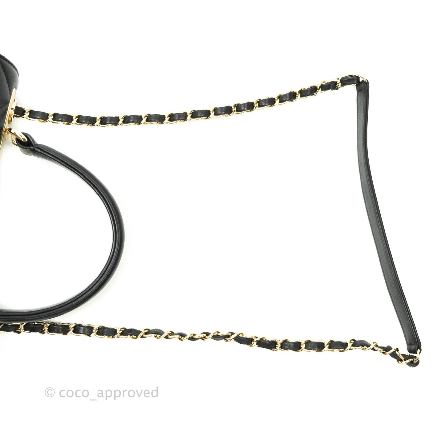Chanel Trendy CC Small Black Lambskin Gold Hardware