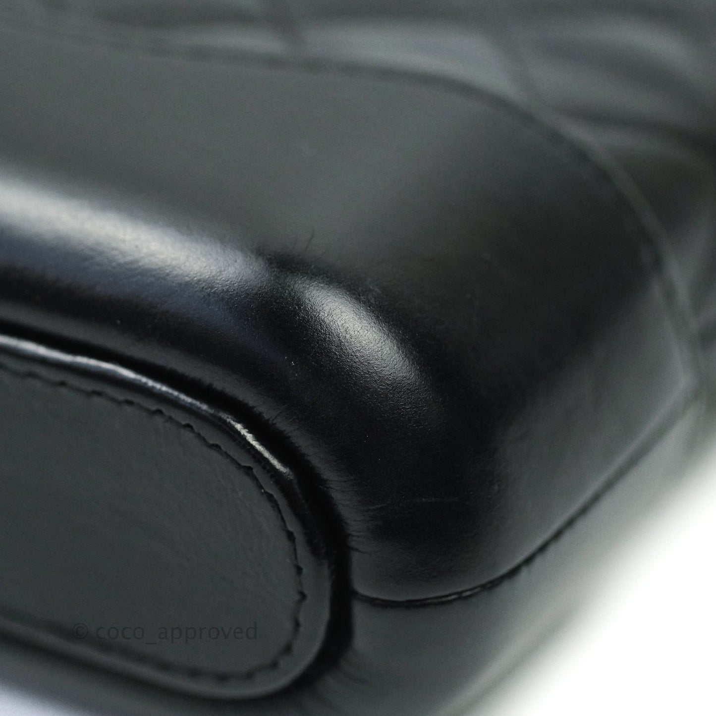 Chanel Gabrielle Clutch With Chain Aged Calfskin Black Mixed Hardware