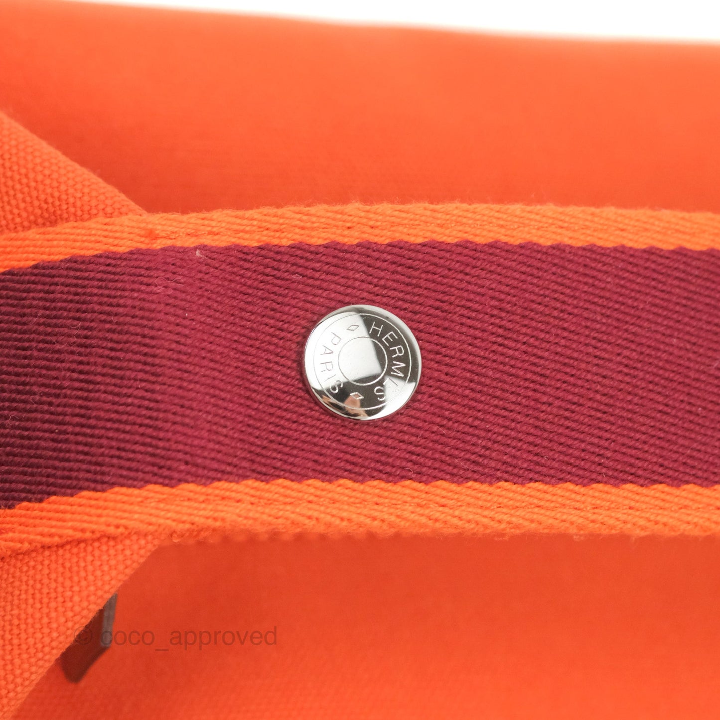 Hermès Small Bride-A-Brac Orange Feu Canvas