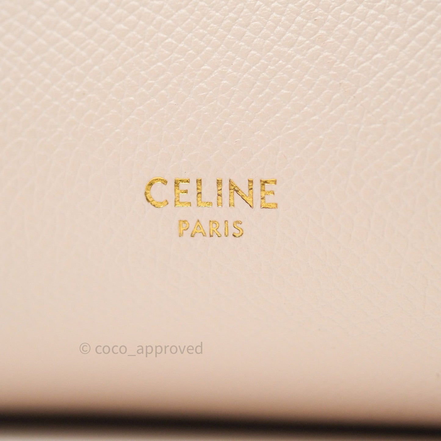 Celine Grained Calfskin Nano Belt Bag Pale Pink Gold Hardware