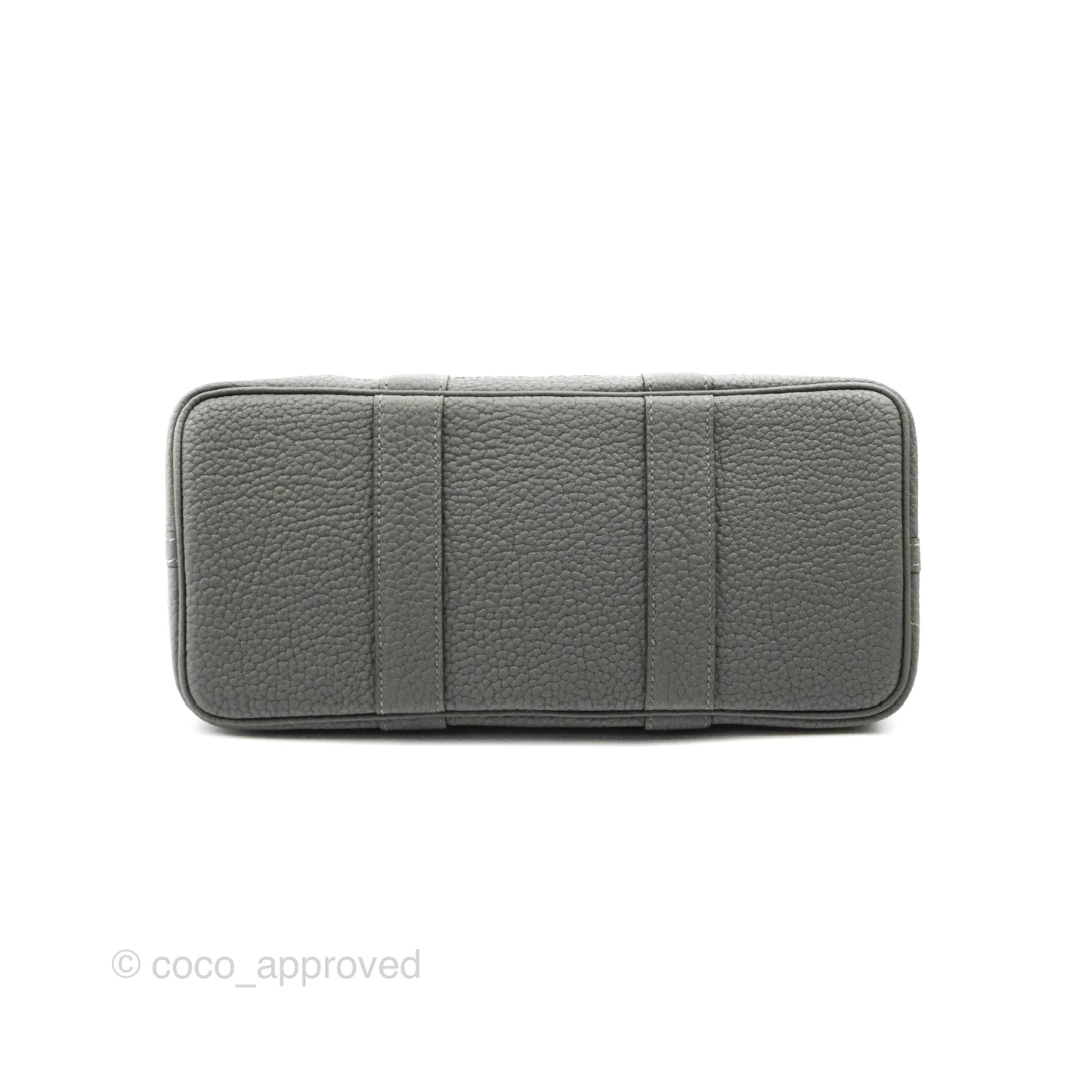 Hermès Garden Party 30 Canvas Black 89/Gris Meyer 0L