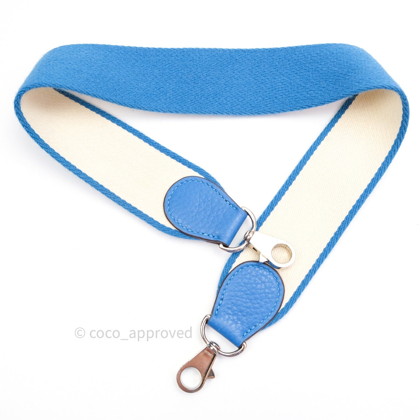 Hermès Kelly Retourne 32 Blue Mykonos Togo Palladium Hardware