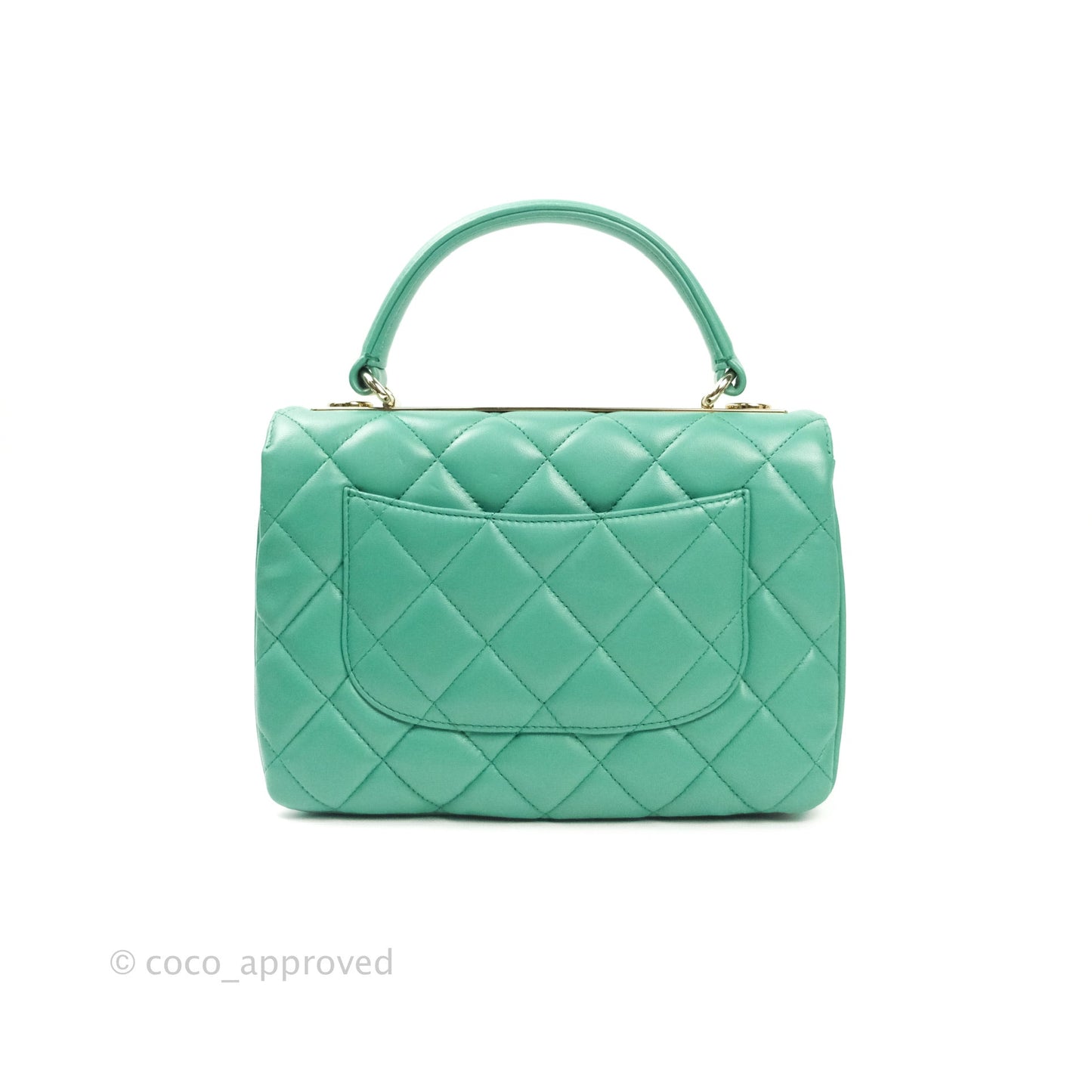 Chanel Trendy CC Small Mint Green Lambskin Gold Hardware
