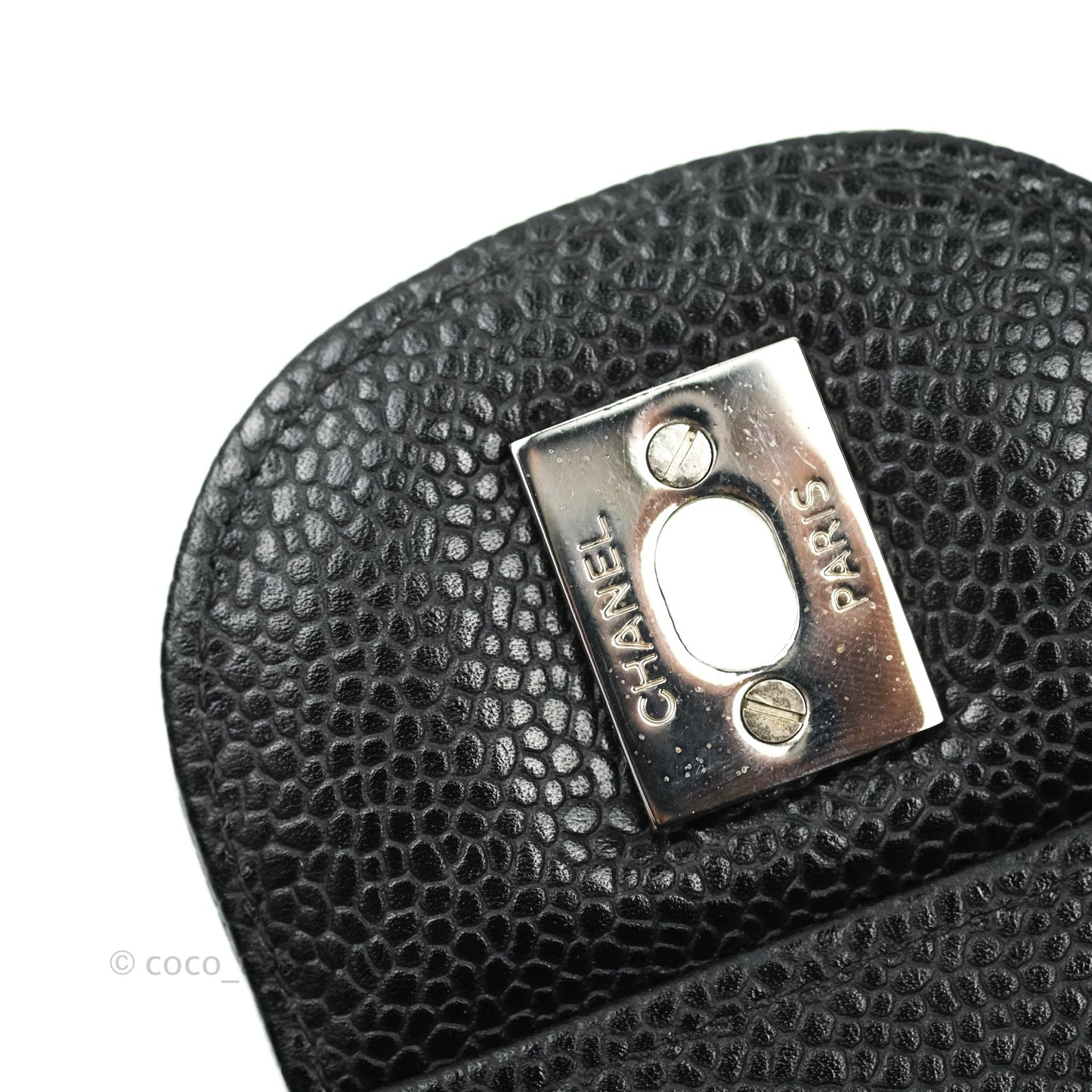 Chanel Jumbo Double Flap Black Caviar Silver Hardware⁣⁣