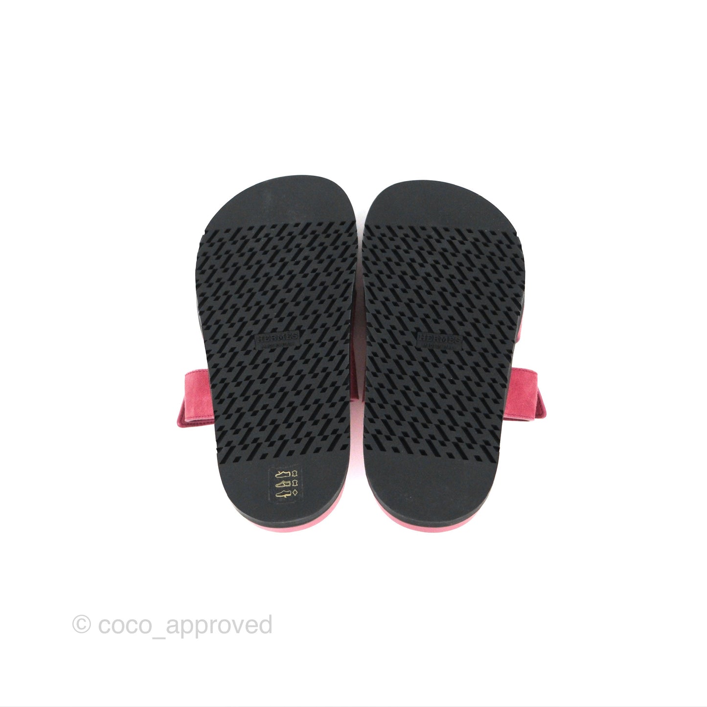Hermès Chypre Sandal Suede Rose Aphrodite 37.5