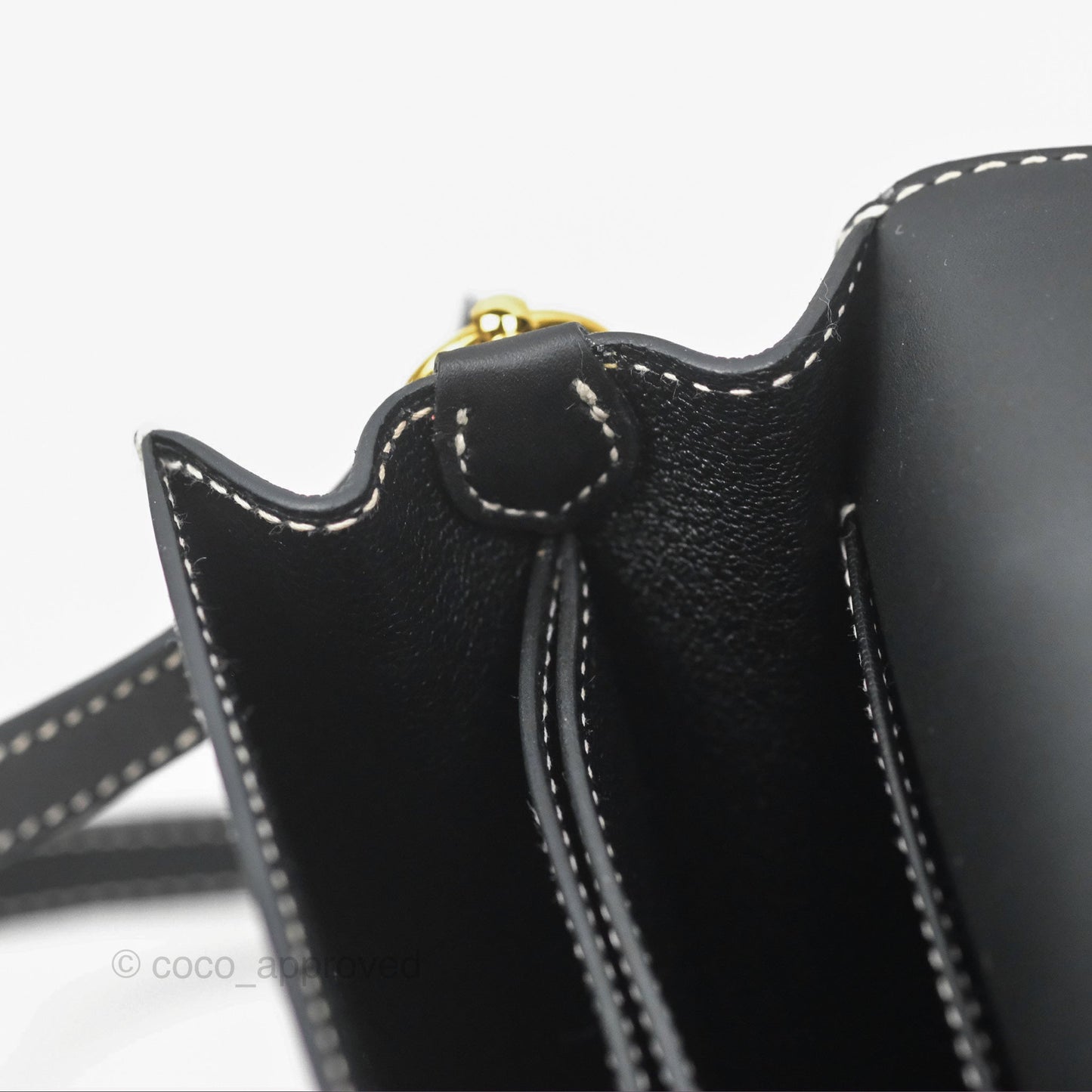Hermès Roulis 23 Noir 89 Sombrero Gold Hardware