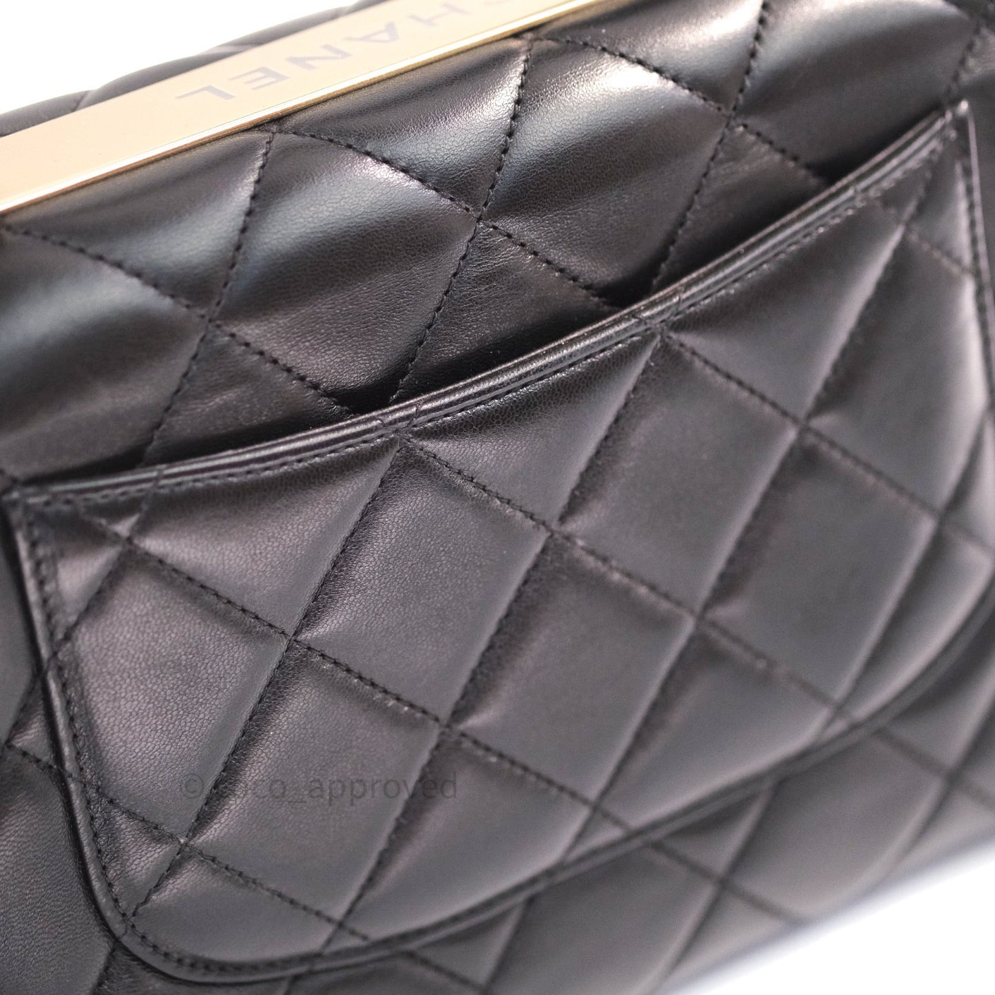 Chanel Trendy CC Small Black Lambskin Gold Hardware