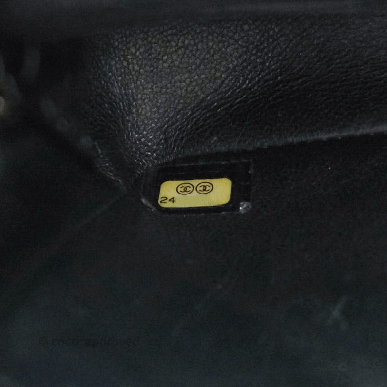 Chanel Quilted Mini Rectangular Flap So Black Crumpled Calfskin