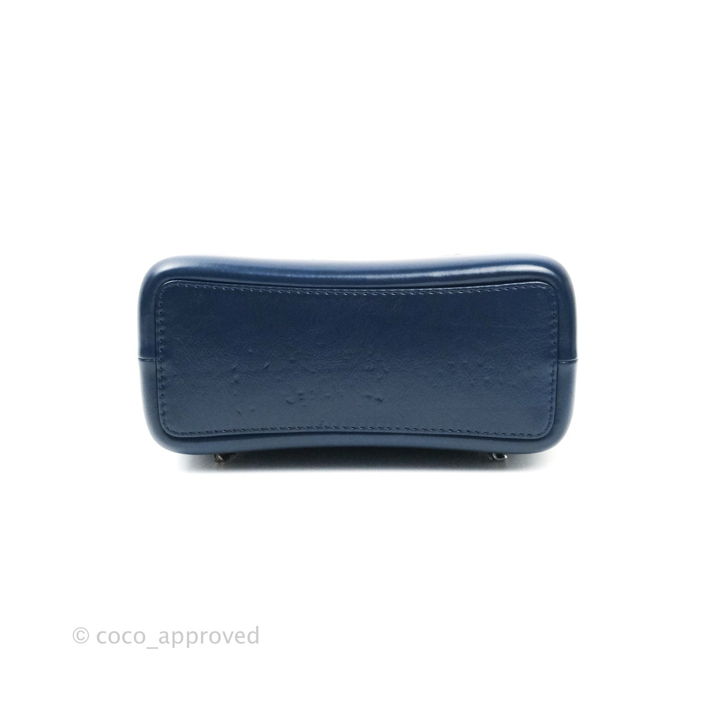 Chanel Gabrielle Small Backpack Navy Tweed Aged Calfskin