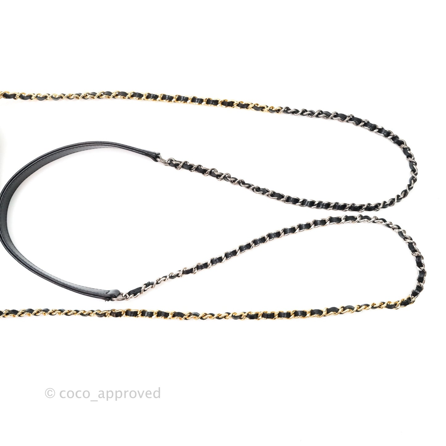 Chanel Gabrielle Clutch With Chain Aged Calfskin Black Mixed Hardware