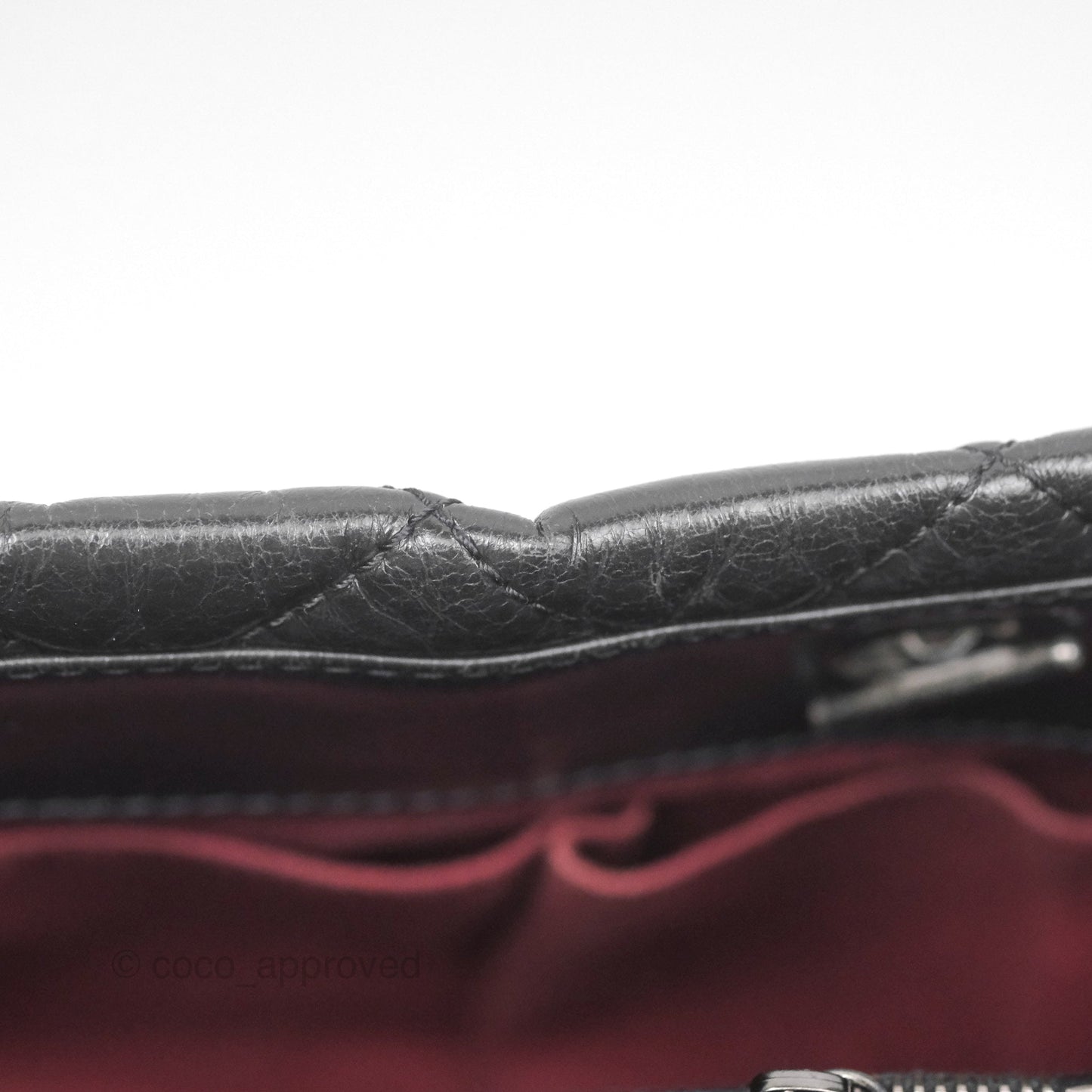 Chanel Large Shopping Tote Black Ruthenium Hardware