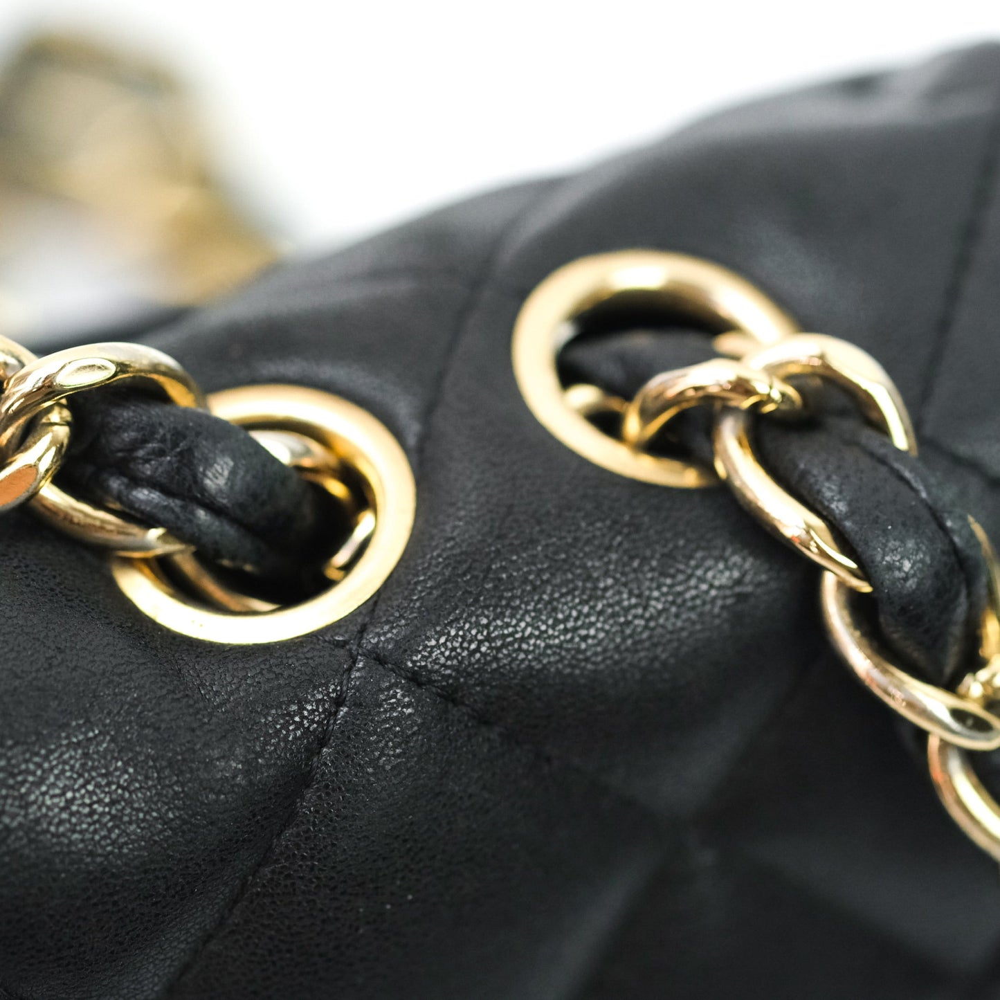 Chanel Jumbo Single Flap Black Lambskin Gold Hardware⁣⁣