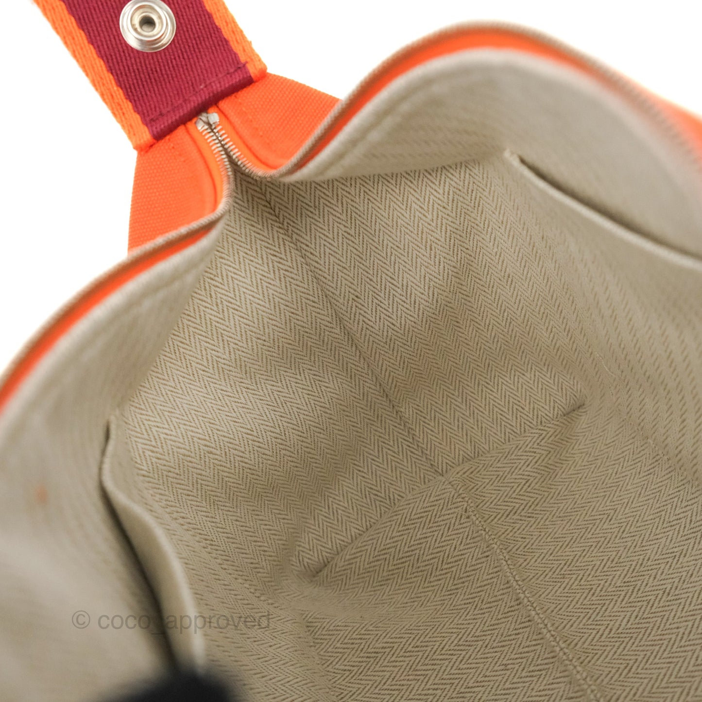 Hermès Small Bride-A-Brac Orange Feu Canvas
